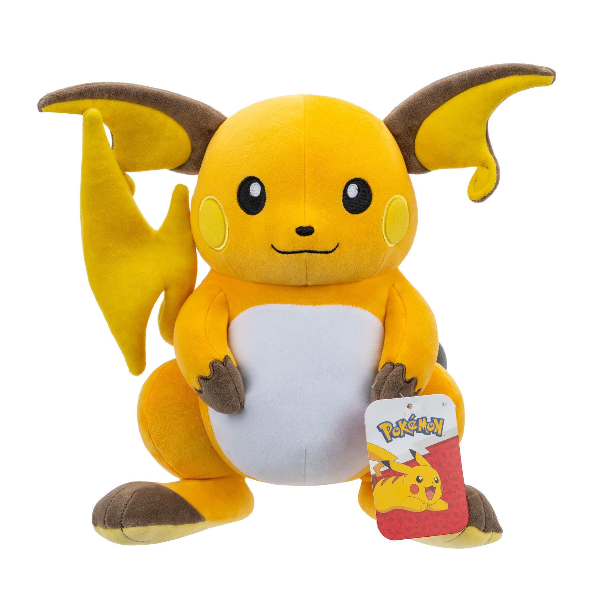 Nintendo Pokémon PKW3111 Raichu 30cm Plush Toy Official Plush