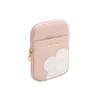 Shrink Daisy Patch Lip Pouch X W9 X Pink H12.5 D2.5cm
