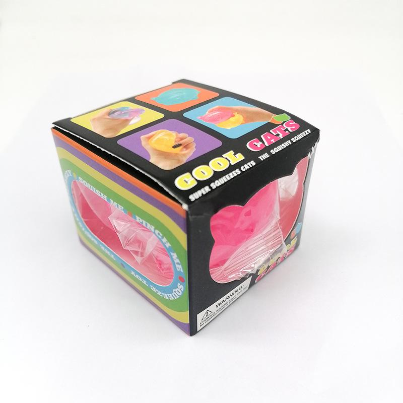 Süße Katze Squishy Slow Rise Knetspielzeug Sensorisches Anti-Stress-Spielzeug für Erwachsene Angstlinderung Geschenk