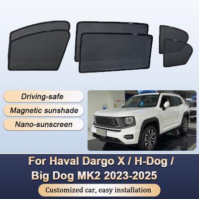Sun Shades For Haval Dargo X H-Dog H7 Big Dog Plus MK2 2023-2025 Sunshades Magnetic Heat Insulation Window Visor Car Accessories