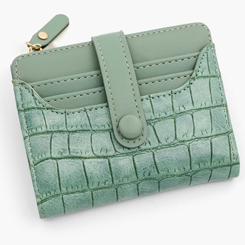 

Женский короткий кошелек, маленький модный роскошный брендовый кожаный кошелек, женская сумка для карт, женский клатч, женский кошелек с зажимом для денег, кошелек