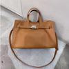 Bolsa Tote Casual Modificada de Couro Bovino de Primeira Camada (S12-52764)