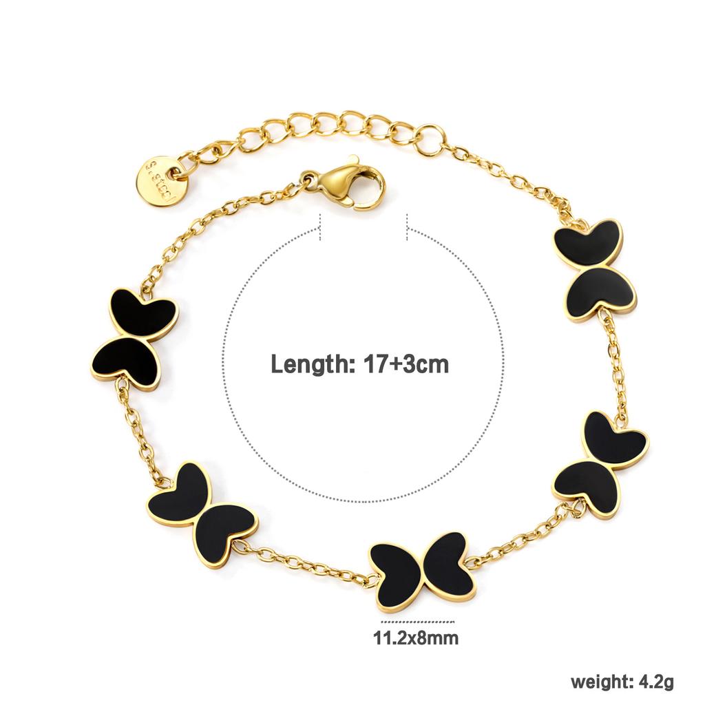 Simple Butterfly Bracelet For Women Classic Versatile Fashion Jewelry Elegant Bracelet