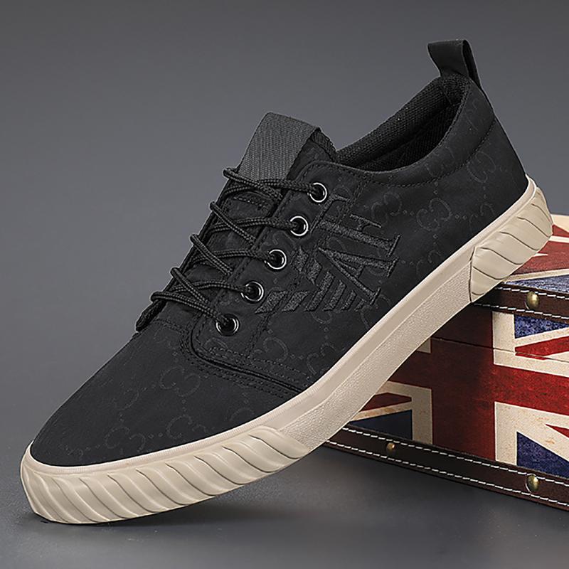 

Holfredterse Newest Mens High Quality Casual Flat Canvas Breathable Shoes Lace Up Espadrilles Soft Rubber Sole Shoes 5 Colour 20847 38