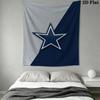 Dallas Cowboys Veggteppe Estetisk Vegghengende Trykt Stoffteppe Dekorativt Teppe for Soverom Stue Hjemmeinnredning