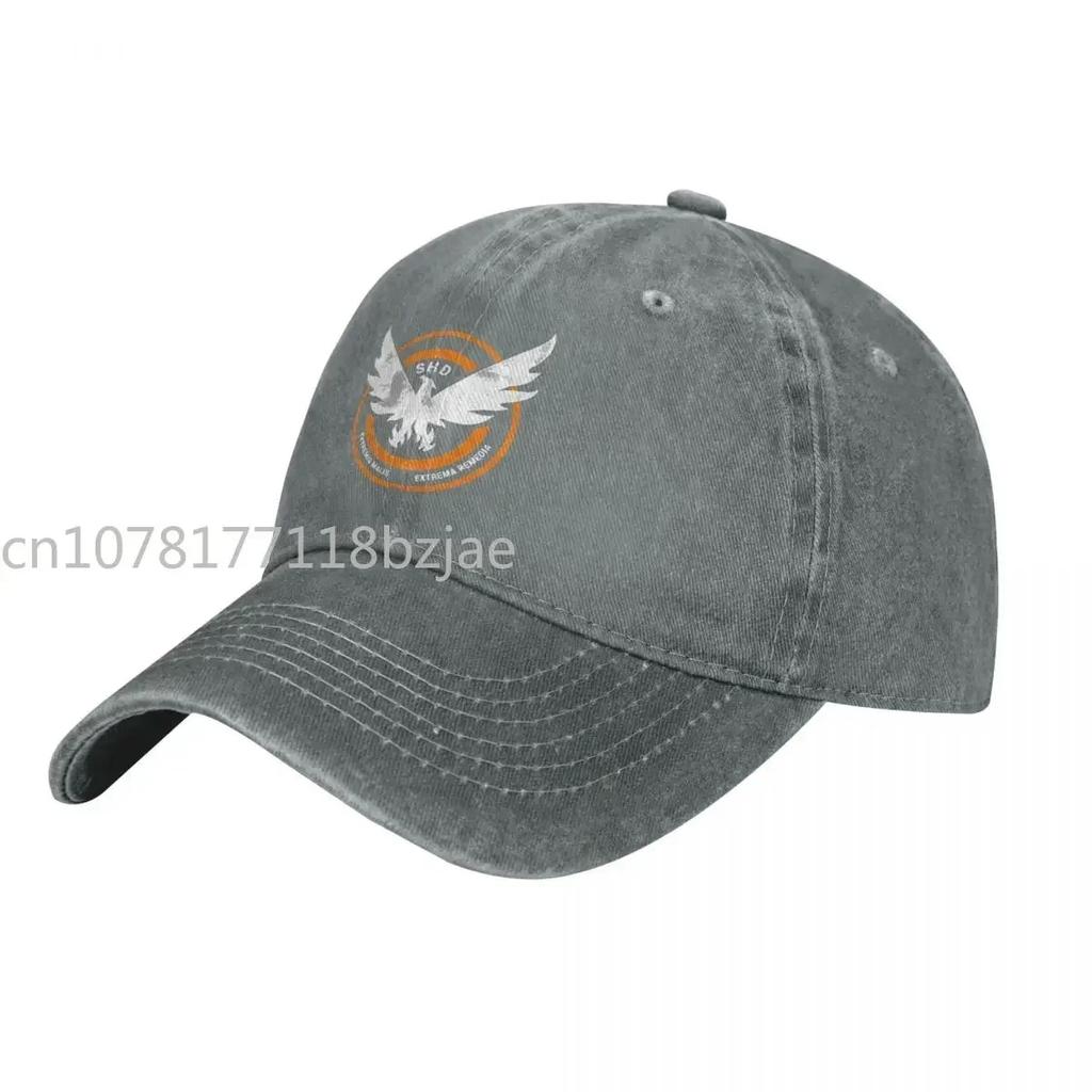 Game Baseball Caps Hats The Division SHD Grunge Cowboy Hat For Man Peaked Cap Sun Shade