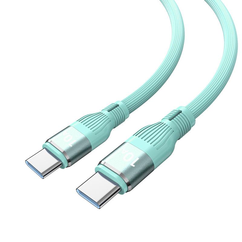 120W Dual Type-C Fast Charging Cable for Apple, Xiaomi, and Vivo (10A)