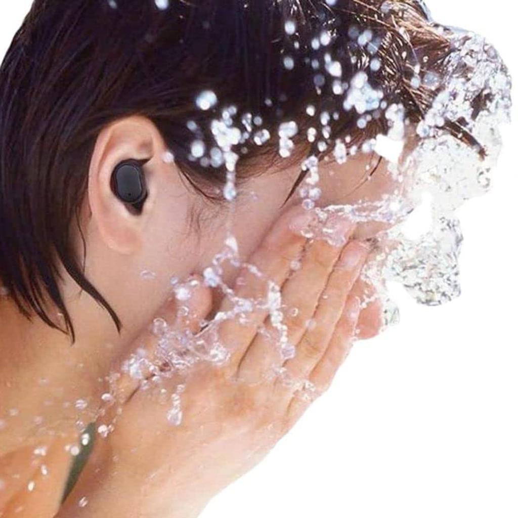 BT5.0 True Wireless Headphones Mini Earbuds Sweatproof Sport Headset Inear Earphone with Mic