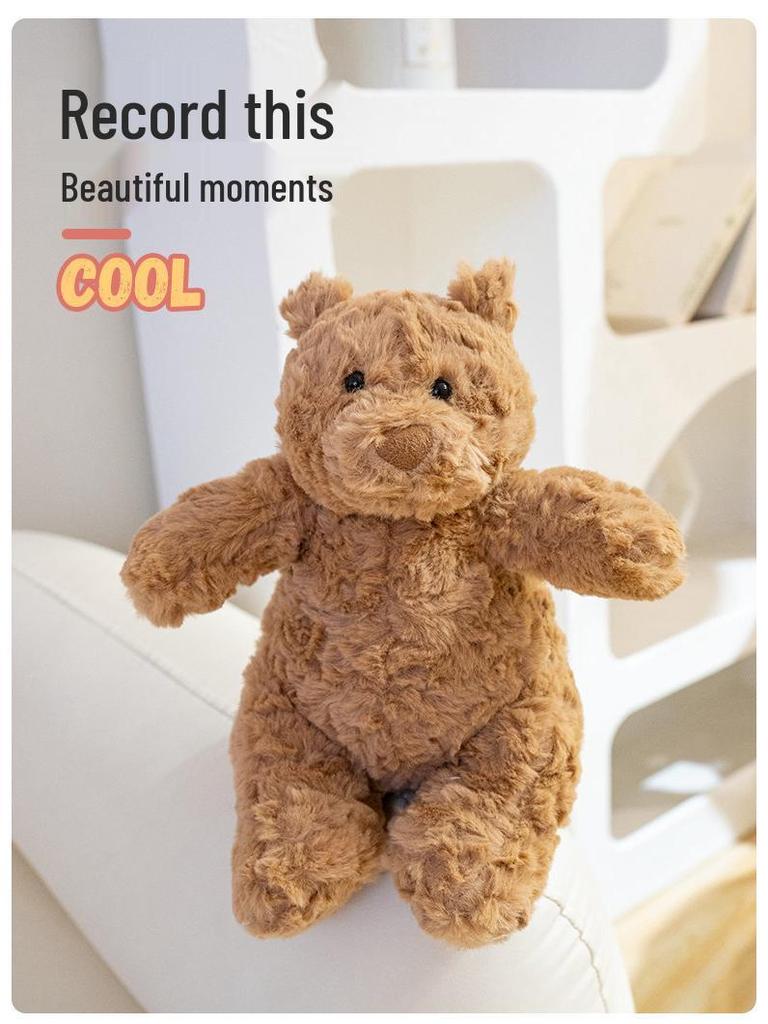 Adorable Barcelona Bear Plush Toy - Huggable Comfort Doll for Kids