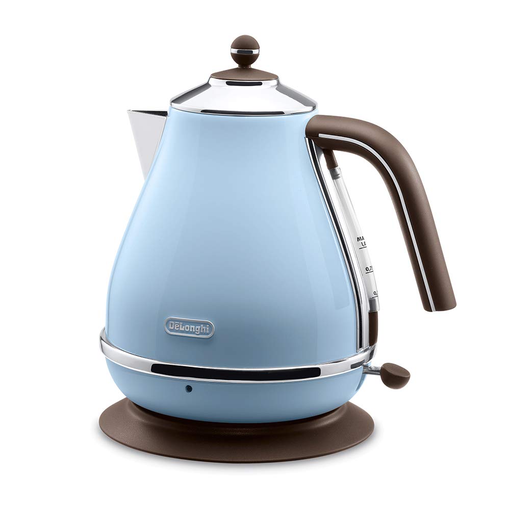 

Delonghi Electric kettle (1.0L) ICONA Vintage Collection KBOV1200J-AZ (Azzurro Blue) [Japan Domestic genuine products]