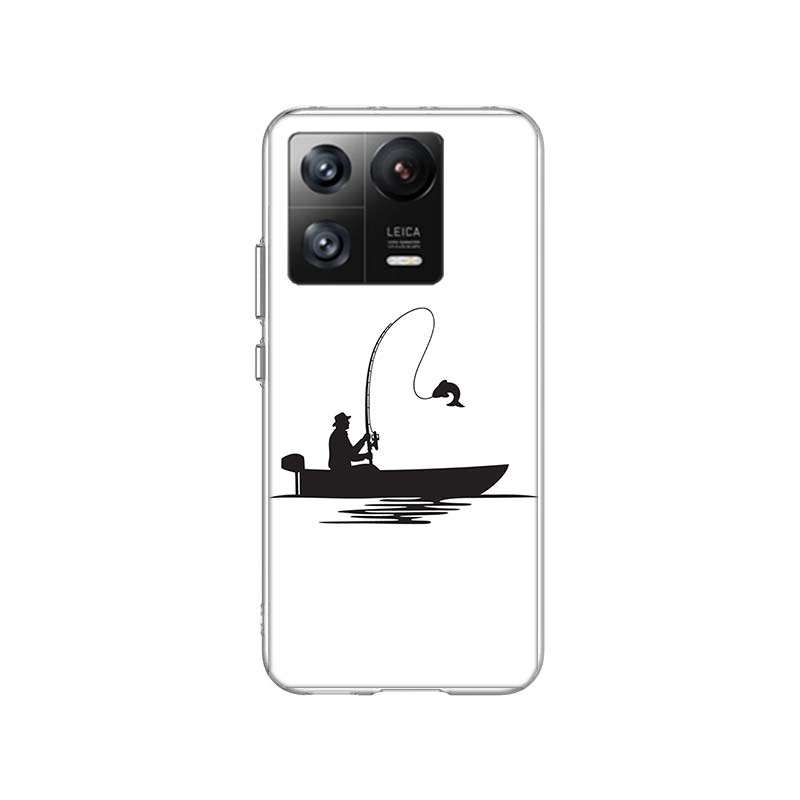 

Чехол для телефона Рыбалка на лодке рыбака для Xiaomi Poco F7 Ultra X7 X6 M8 M7 M6 M4 M3 Pro X4 Mi 15 15T 14 14T 12T 12S 10T Pro 1 Xiaomi Poco X6