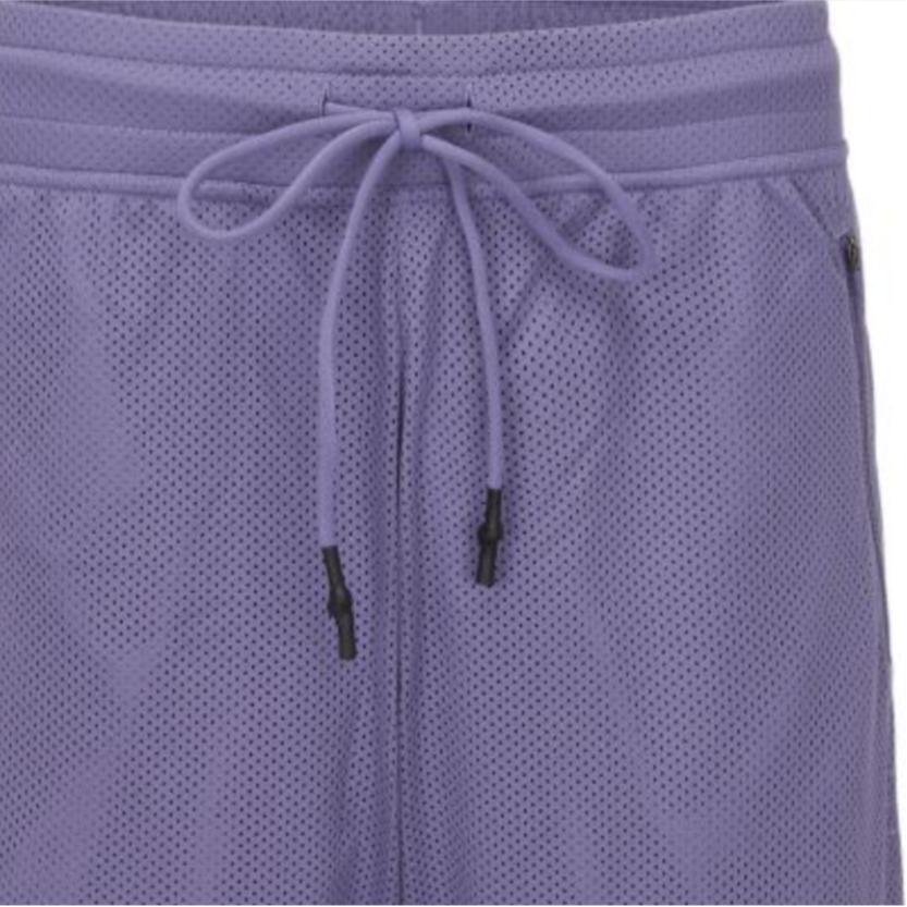 Reebok Hoop Shorts Solid Color Loose Breathable Mesh Drawstring Casual Shorts Unisex shorts Purple 23RCS629UGP0