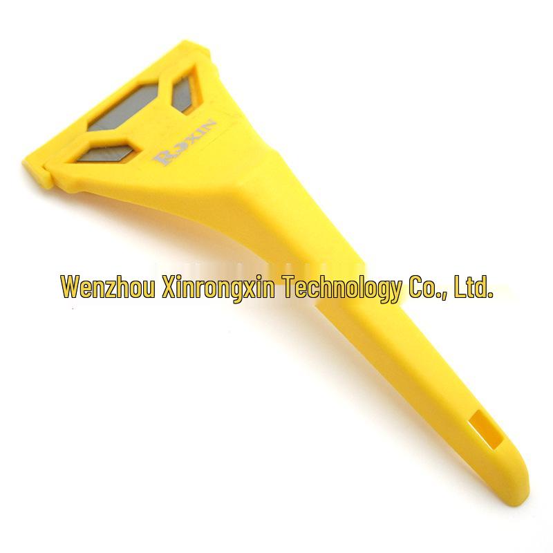 Small Frosted-Handle Plastic Scraper RX38199 for Glass, Silicone, and Floor Surfaces
