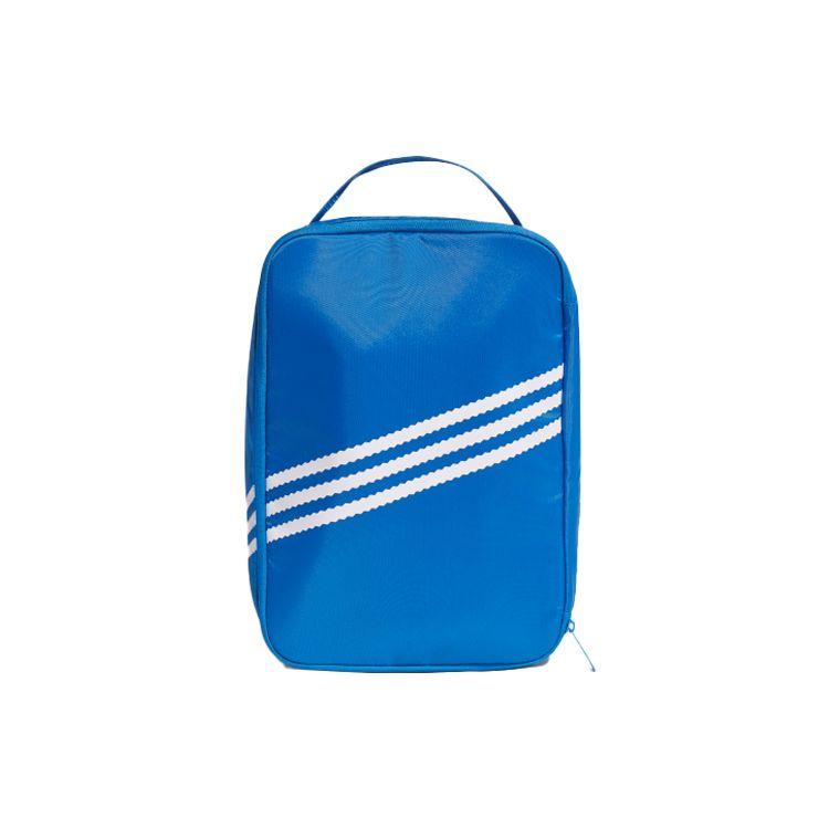 Adidas Originals Three Stripes Sports Casual Nylon Tote Bag Unisex Bags Blue ED8689 Blue