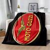 3D Guzzi Motorcycle Logo Printed Blankets Fashion Warm Blanket Soft And Comfortable Blanket Home Travel Blanket Birthday Gift