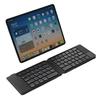 Dual-Fold Mini Bluetooth Keyboard with Touch Numeric Keys - Multi-System Compatible.