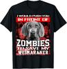 In Front Of Zombies To Save My Weimaraner Halloween Saying T-Shirt Unisex T-Shirt