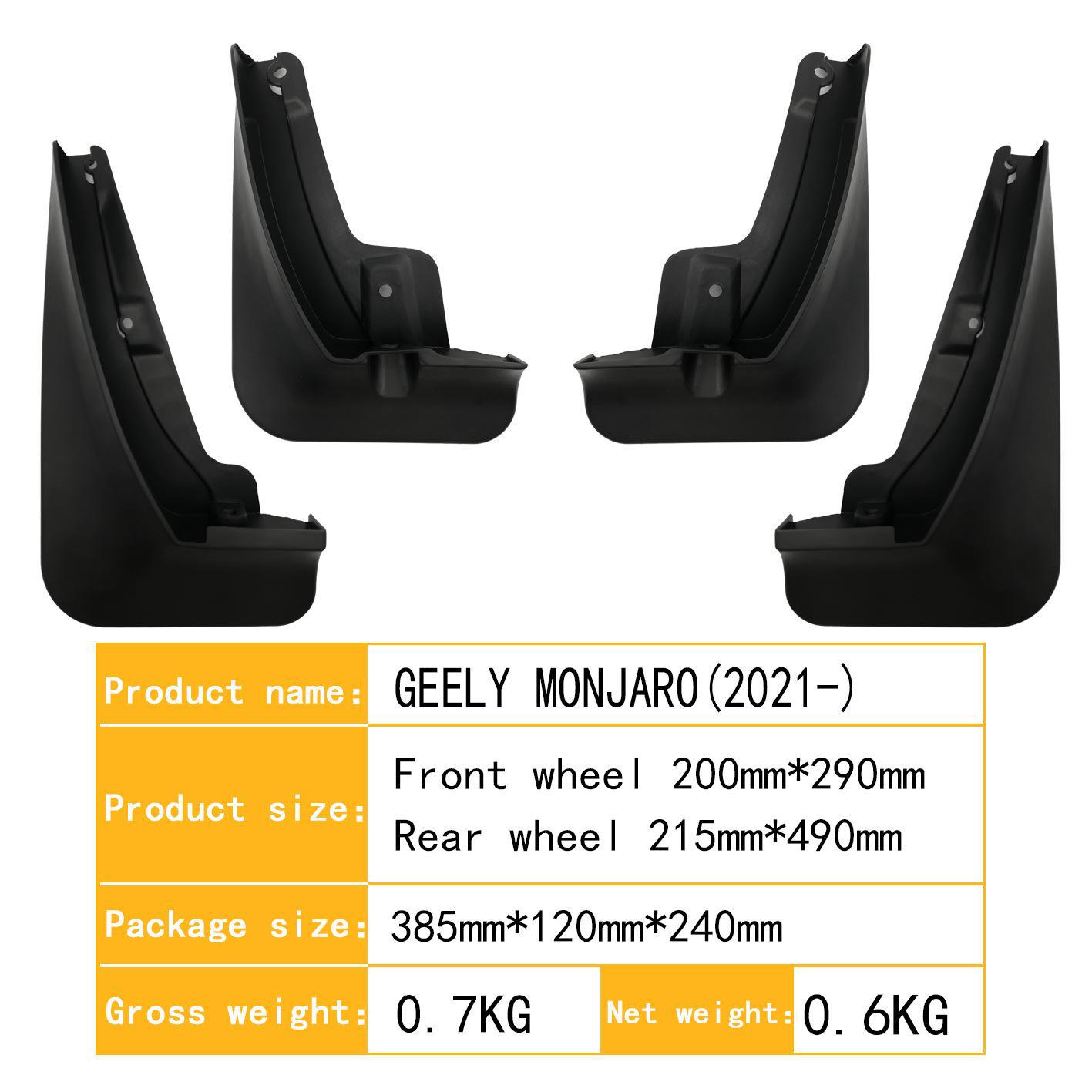 

2021 Geely Xingyue LMONJARO Cross-Border Car Fender