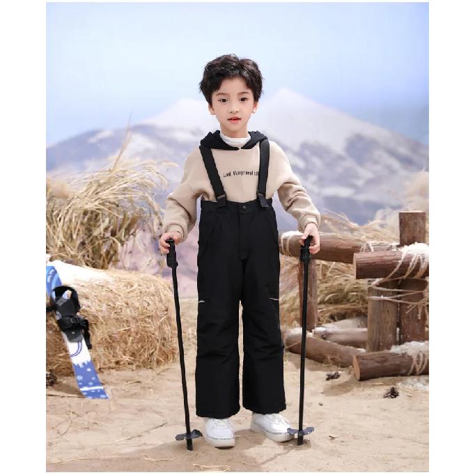 Waterproof Sport Girl Snow Pants Warm Boy Ski Trousers Winter Outdoor Children Overalls Windproof Mountain Kids Jumpsuit Clothes