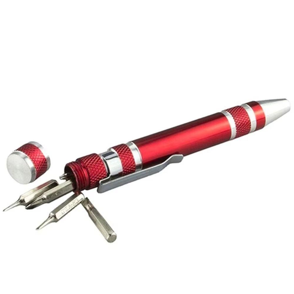 Magnetic Bits Multitool Aluminum Zinc Zinc Alloy Precision Screwdriver Pen Magnetic Screwdriver Phone Repair