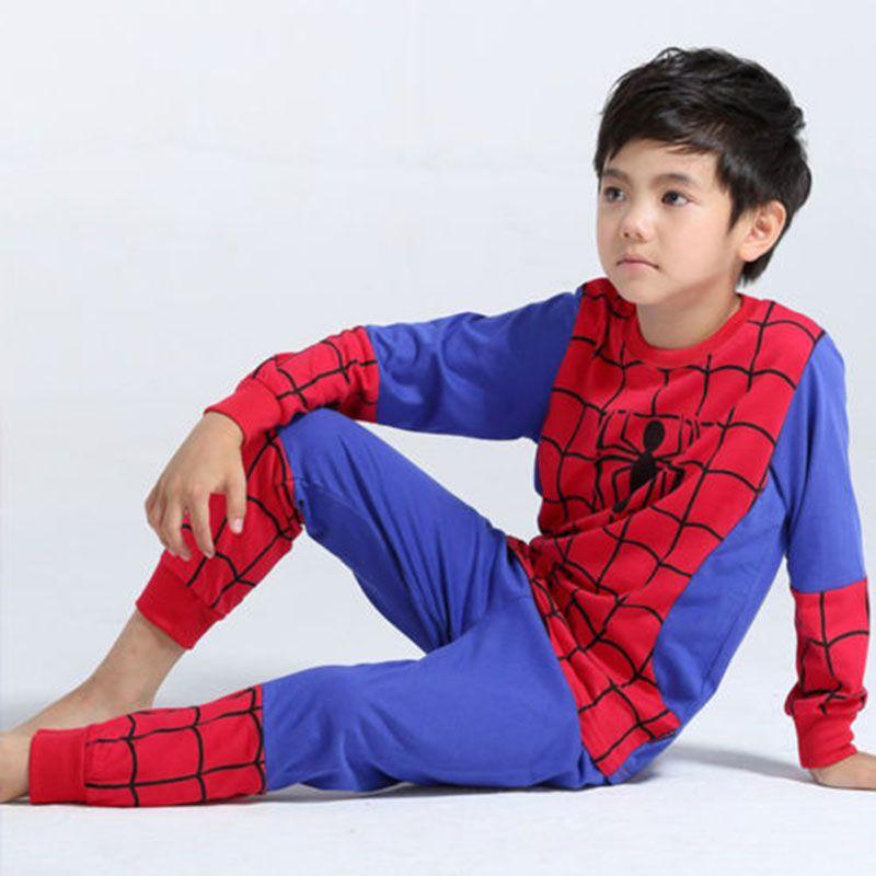 Luxurious Kids Superhero Spiderman Costume Set Baby Boy Girl Toddler Fancy Dress Outfits