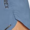 Adidas Terrex Series SS23 Logo Outdoor Sports Regular Quick-Dry Shorts Women shorts Miracle-Blue-Grey HT9393