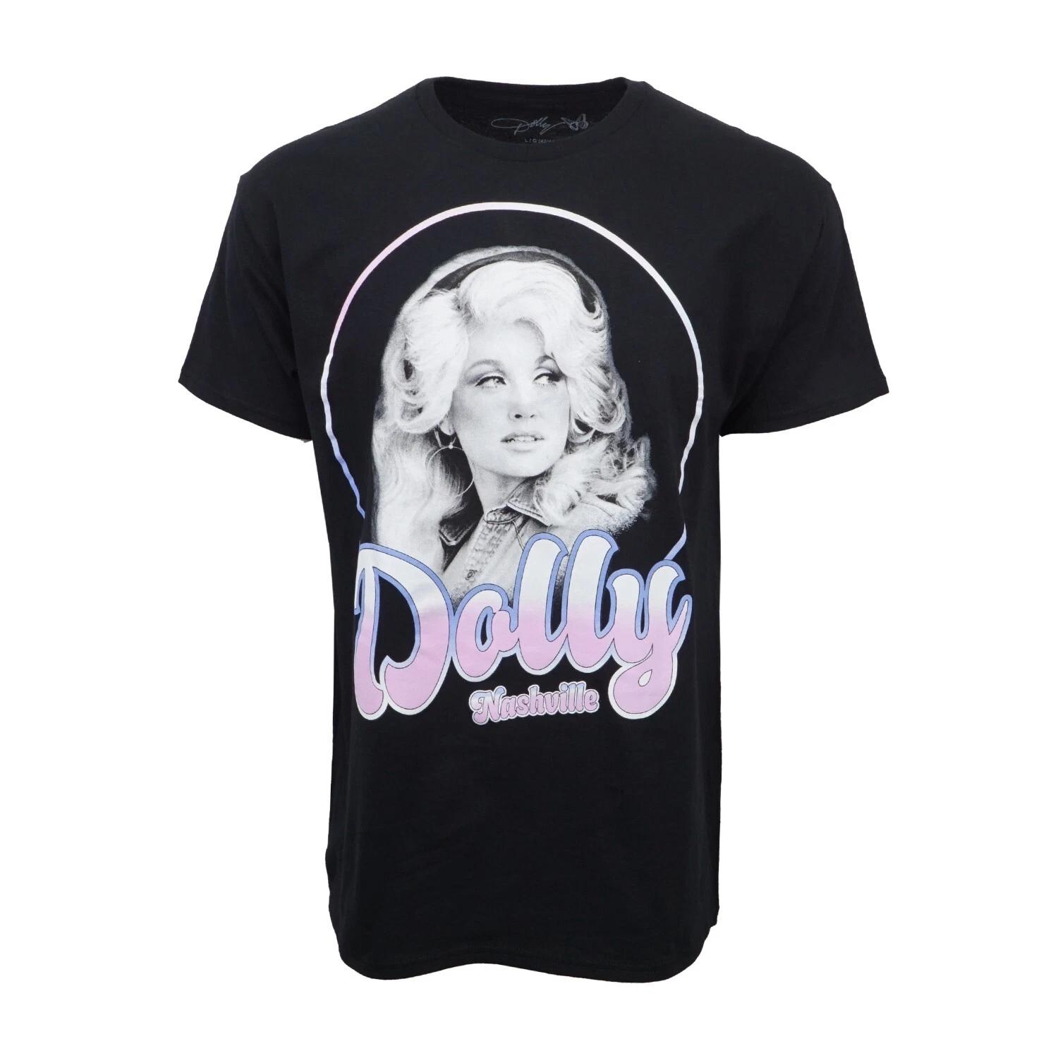 Unisex Adult Casual Graphic DOLLY PARTON NASHVILLE GRAPHIC T SHIRT ... XL