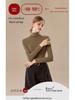 Cashmere Tencel Turtleneck Thermal Knit Sweater - Slim Fit Long Sleeve Top
