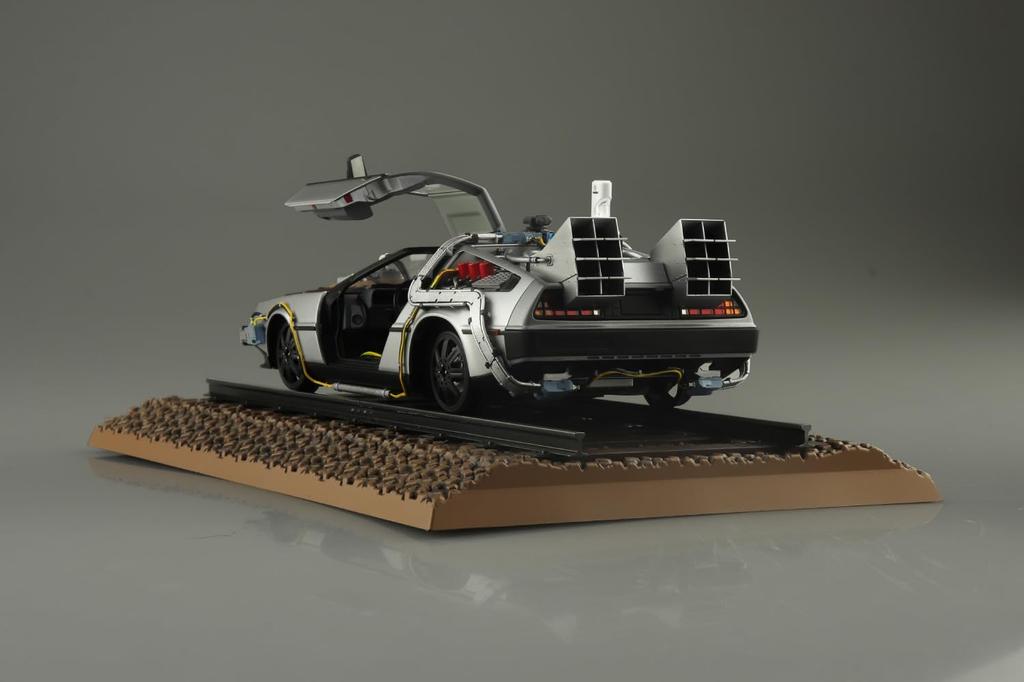 Aoshima Bunka Kyozai Movie Mecha Back To the Future Part III Time Machine Railroad Plastic Model (AOSHIMA) 1/24 No. BT-04 (Car)