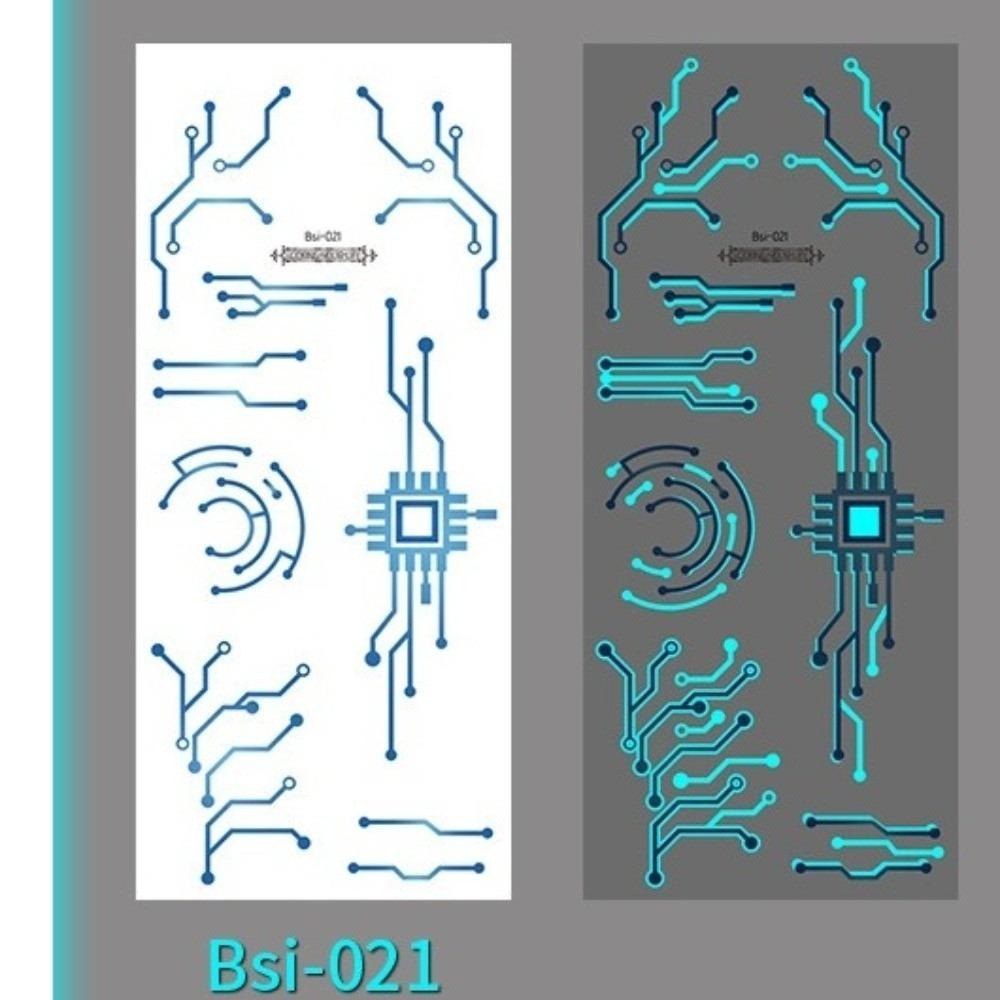 Crack Mark Temporary Tattoo Stickers Waterproof Body Art Stickers Halloween Tattoo Stickers Makeup