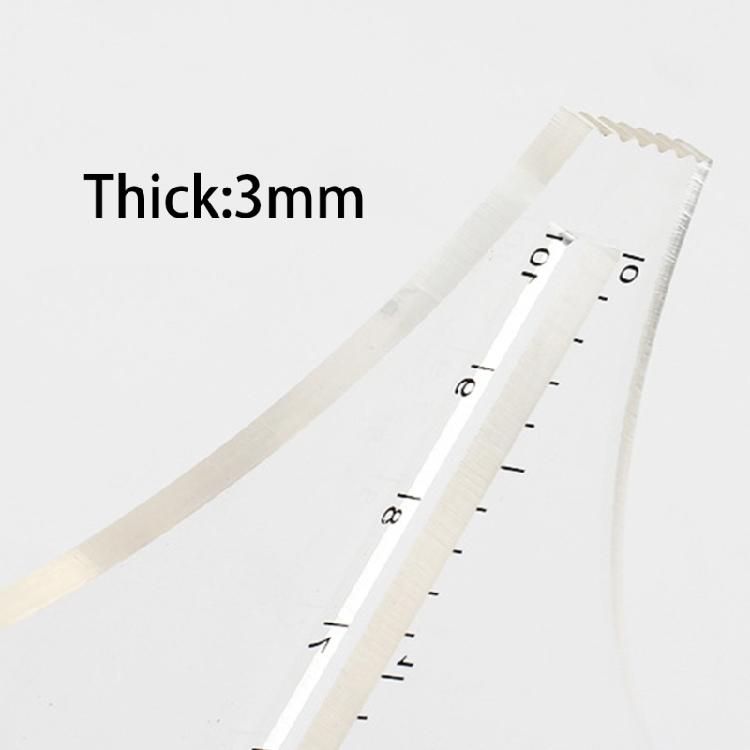 Florals Designs Acrylic Ruler For Fabric Sewing Projects Acrylic Materials Easy Handling