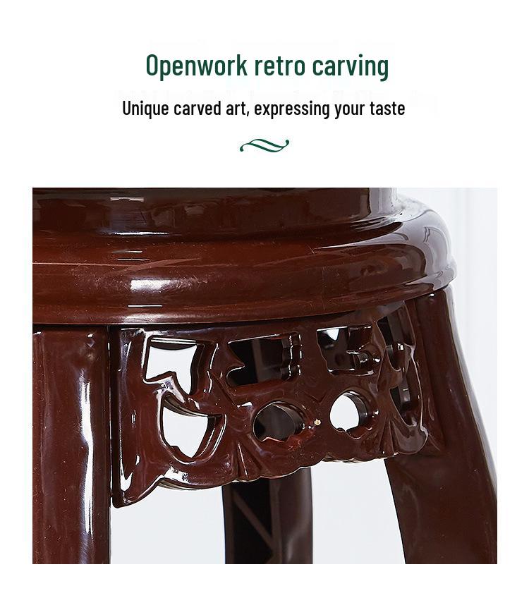 Chinese Style Multi-Layer Flower Stand for Living Room or Balcony, Plastic Pothos Rack