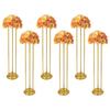 Gold 6-Piece Flower Stand Set – Durable Carbon Steel with High Load Capacity for Weddings & Home Decor