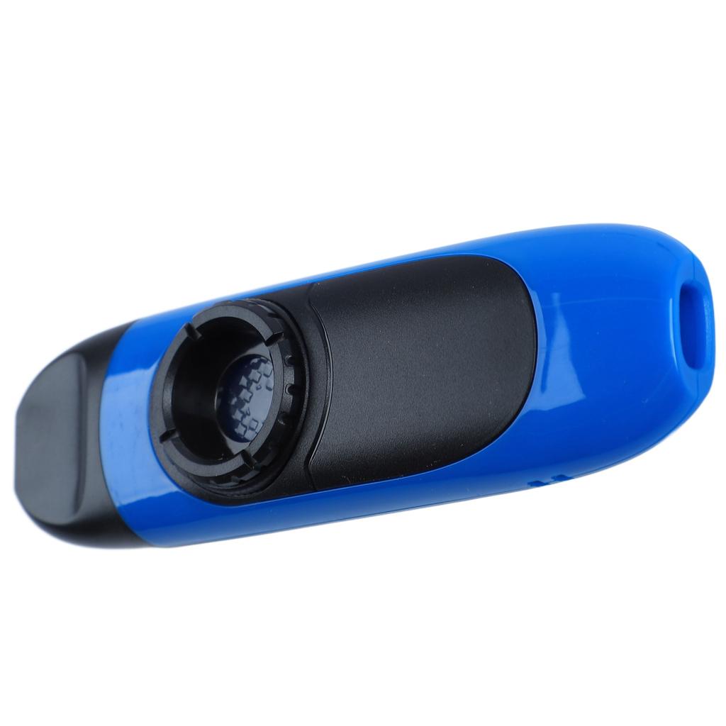 Elektrisches Kazoo 11cm Professionelles Harz Klein Tragbares Kazoo-Set mit Tonabnehmer für Auftritte Blau