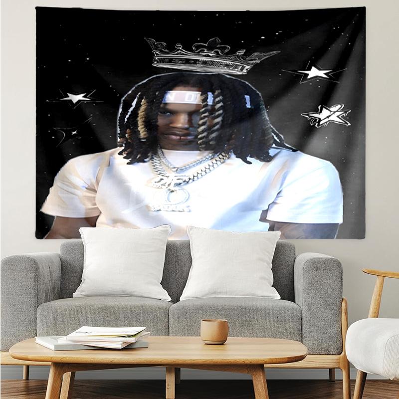 Rapper With Chains And Tattoos Tapestry Hanging for Bedroom,Livingroom, Playroom,Decor Art Room Wall Tapestry Holiday and Birthday Gifts