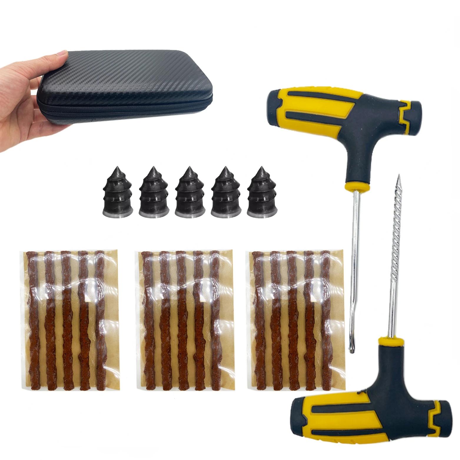 

Auto Tire Repair Kit Puncture Plug Tools Tyre Puncture Emergency for Universal Tire Strips Stiring Glue Repair Tool