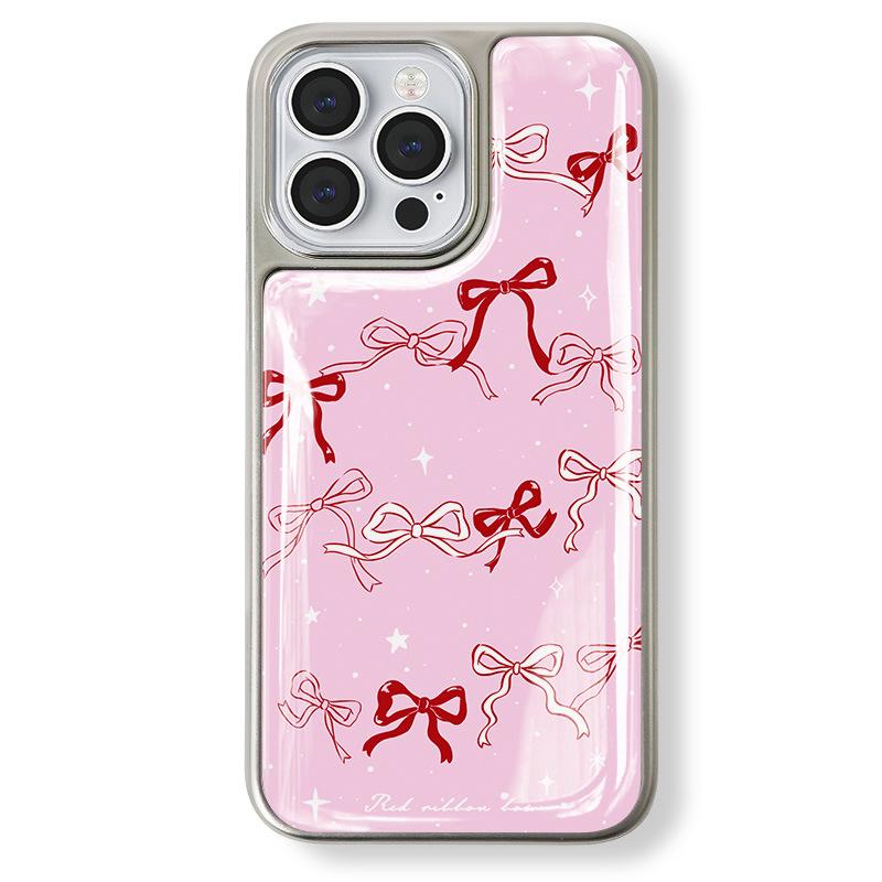 Zhitai Electroplated Silver Edge Drip iPhone 15 Pro Max & Huawei P70 Case