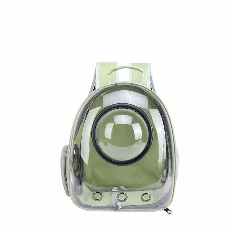 Portable Transparent Cat Backpack: Breathable, Spacious Double-Shoulder Pet Carrier