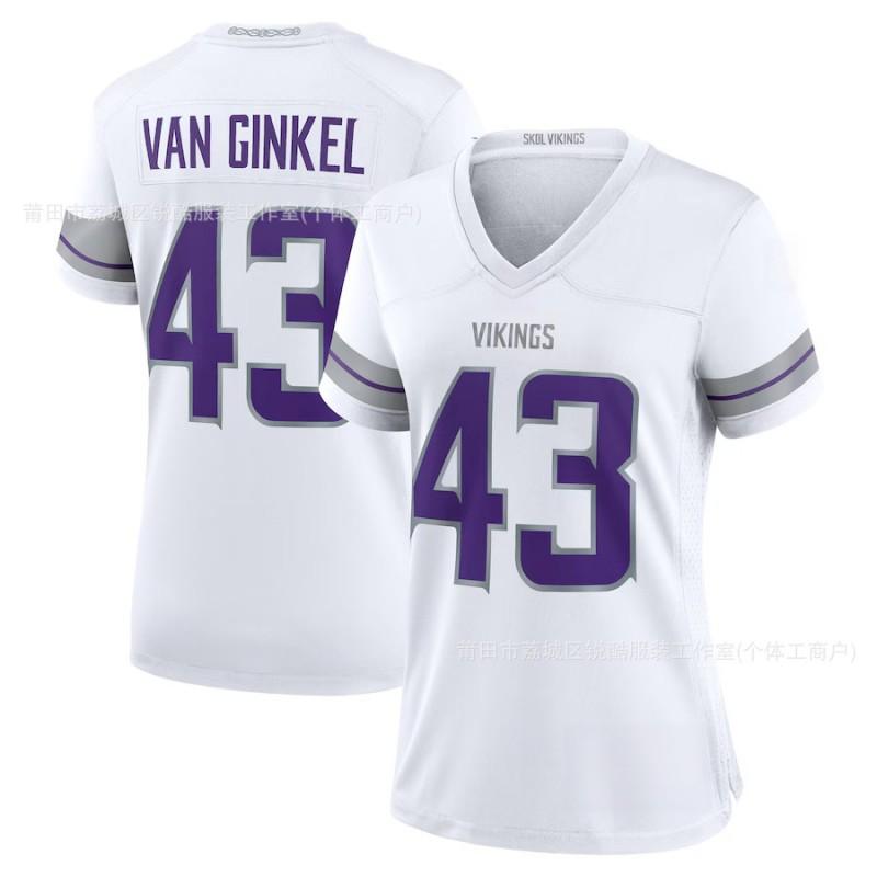 Fotbalový dres Minnesota Vikings 18 Jefferson 19 Thielen Pánský Dámský Sportovní Uniforma