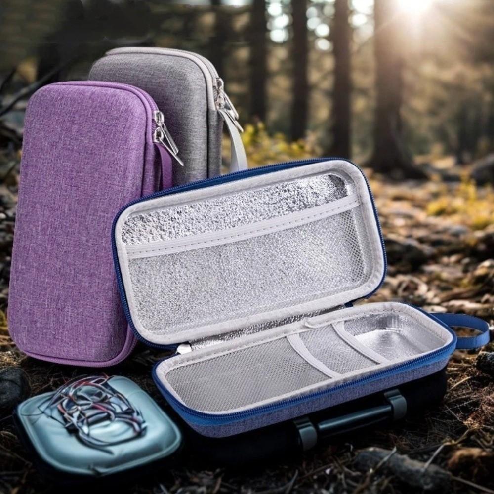 Waterproof Insulin Cooling Bag Shockproof Thermal Insulated Medicine Storage Box Dust-proof Insulin Vial Storage Case