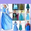 Kids Girls Elsa Fancy Dress Costume Princess Anna Party Dresses Cosplay Outfits