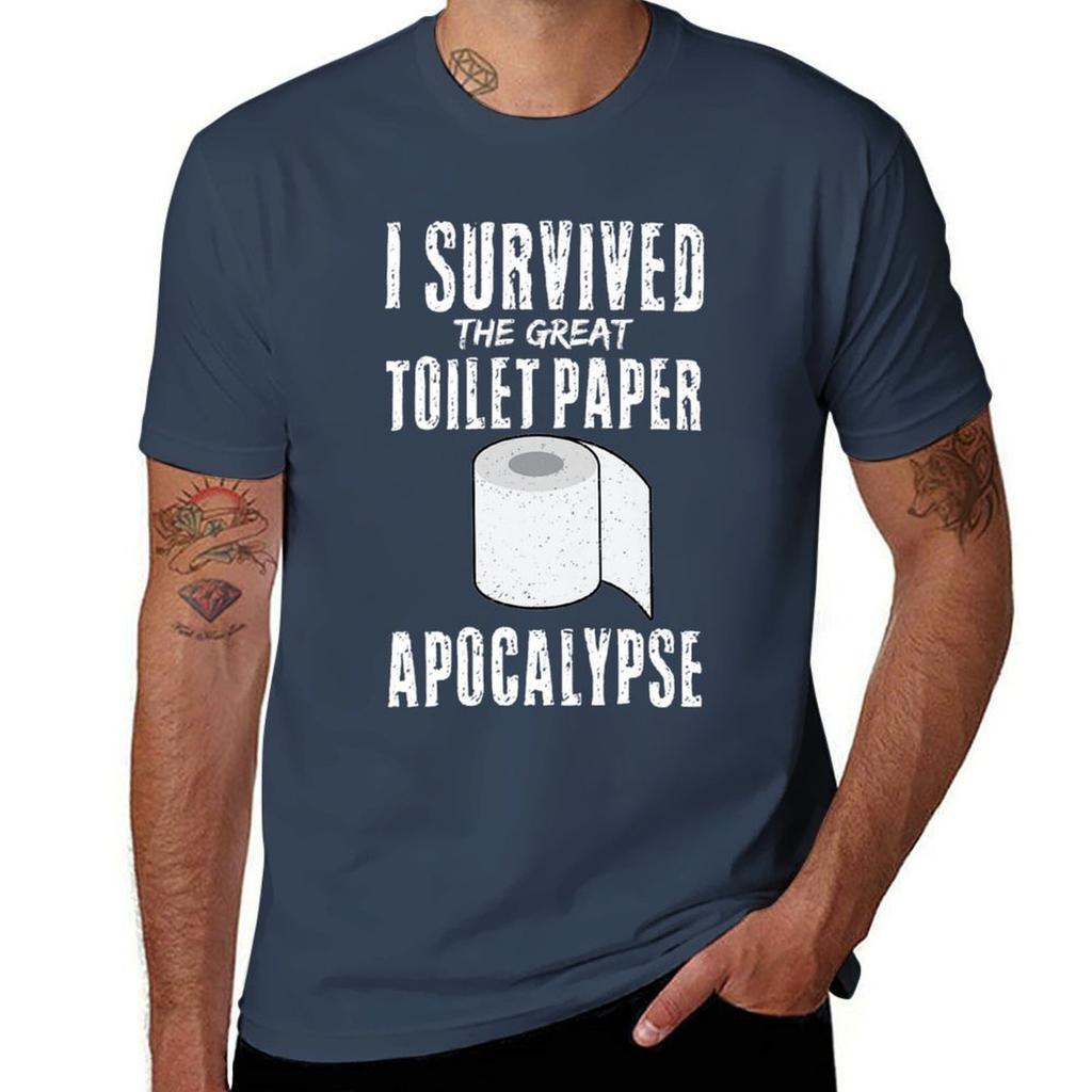 I Survived The Great Toilet Paper Apocalypse Of 2020 Crisis Survived Quarantine Distancing Tshirt Holiday Vacation Tee Shirt