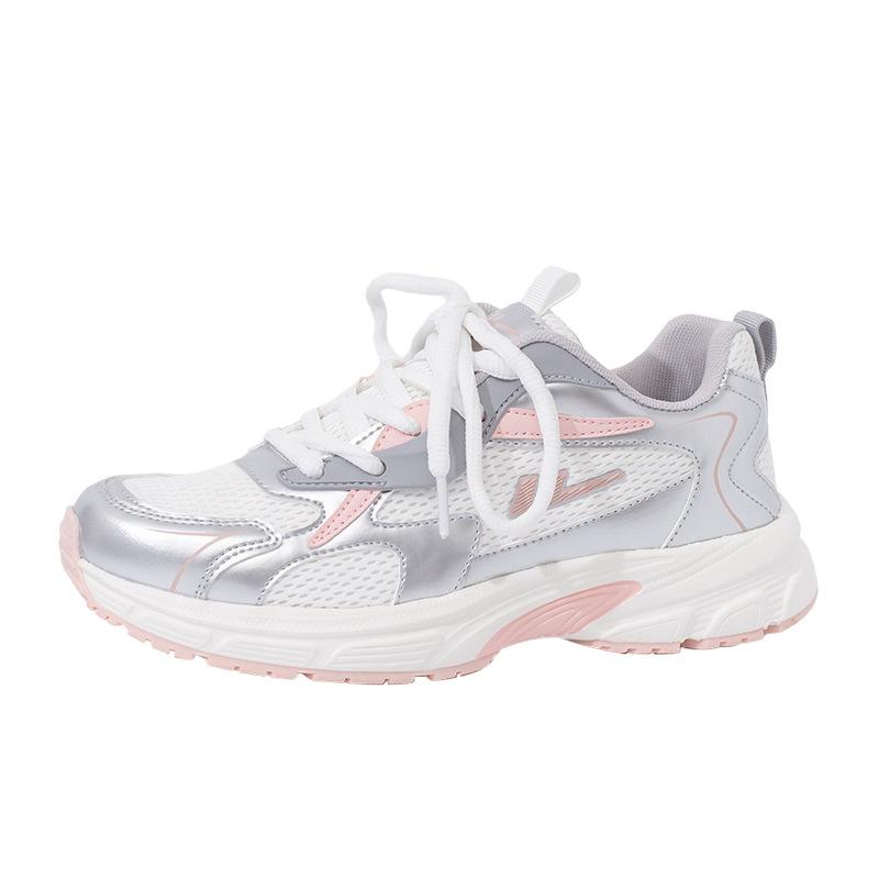 Trendy design dad shoes spring and autumn new lightweight sports shoes mesh platform single shoes women