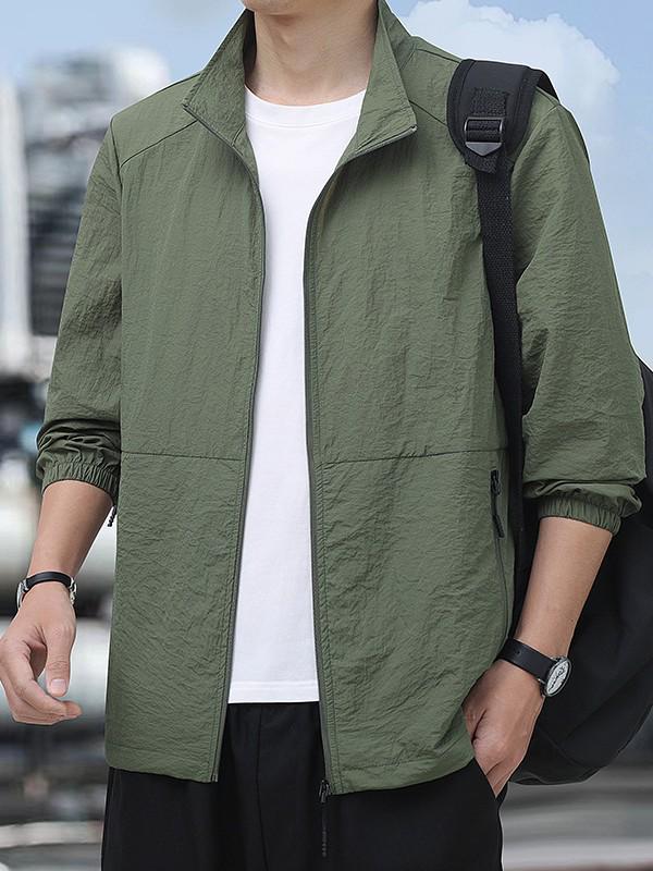 Men's Lightweight Sun-Protective Quick-Dry Waterproof Jacket