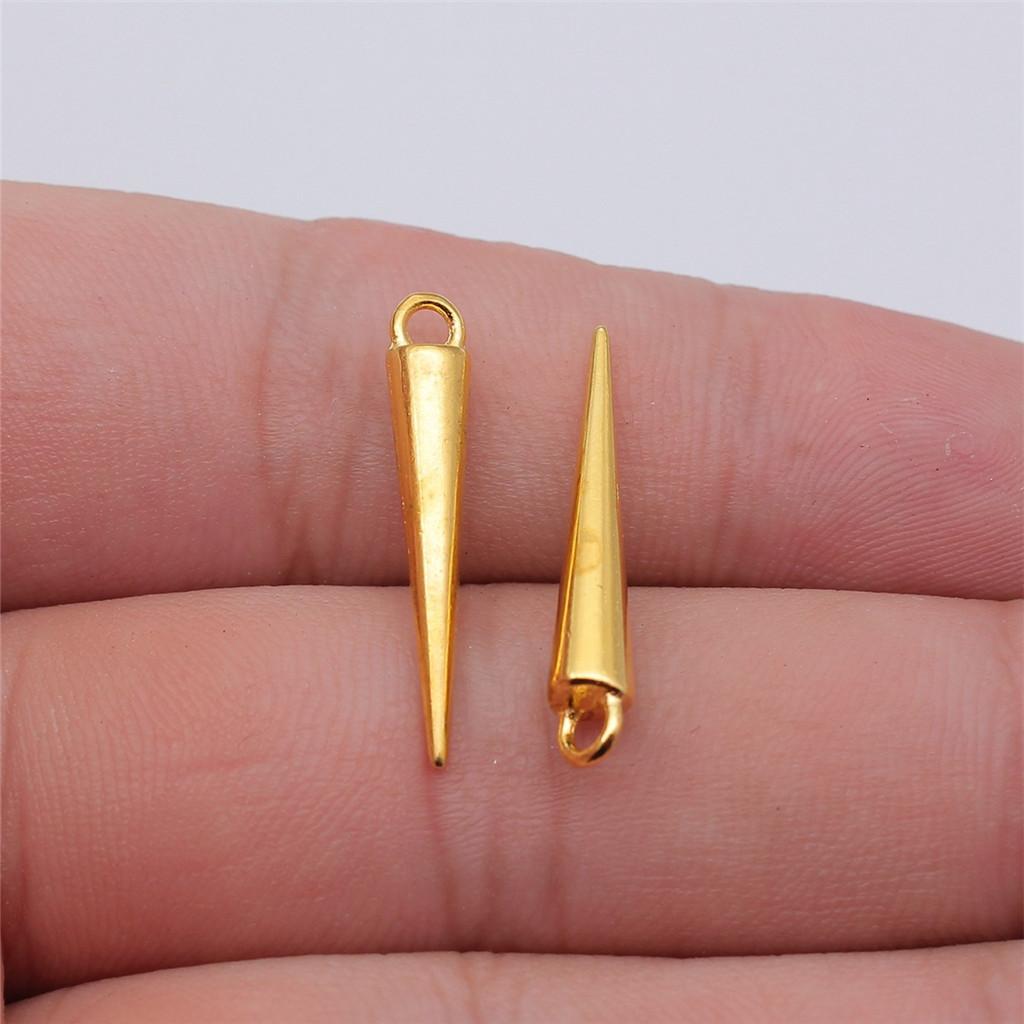 Accessories Parts Cone Shape Pendant End Beads Vintage Jewelry Supplies SA051