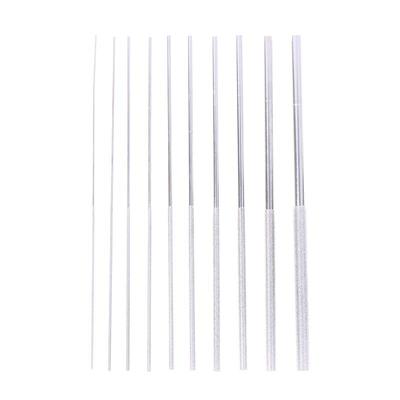 For Jade Alloy Guitar Strings Diy Assorted File Diamond Cylindrical File Dia 1/1.2/1.5/1.7/2.2/2.8/3.3/4/5/6Mm Grinding Tool