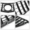 GT Style Front Bumper Grille Grill Fit Benz C-Class W204 C300 C350 2008-2014