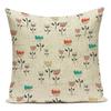 Decorative Throw Pillows Case Mandala Flower Geometric Middle Asian Ethnic Style Polyester Sofa Home Cushion Cover For Sofa