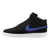Nike Court Vision Mid Retro Casual Slip Resistant Shock Absorbing Durable High Top Sneakers Men Sneakers Black Blue CD5466-007