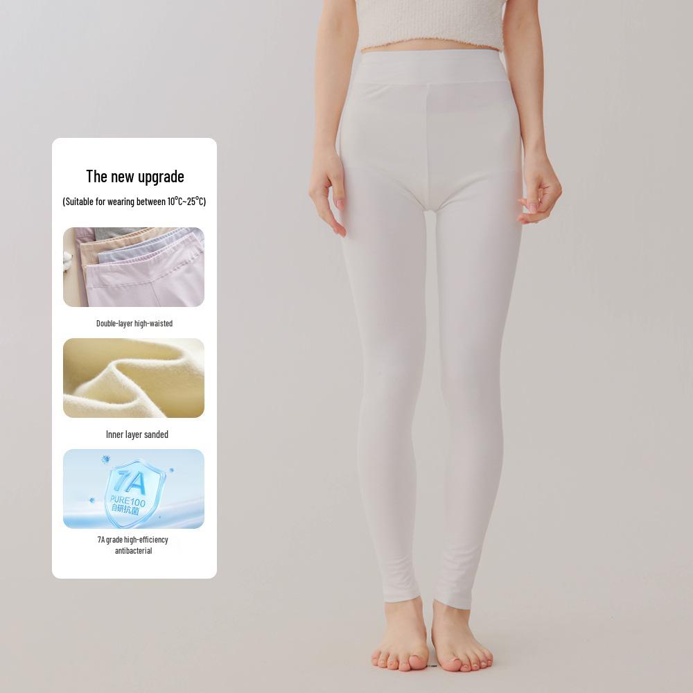 "2023 Women's High Waist Autumn Cotton Leggings - Slim Fit, Versatile, Thin, and Lengthened Design"